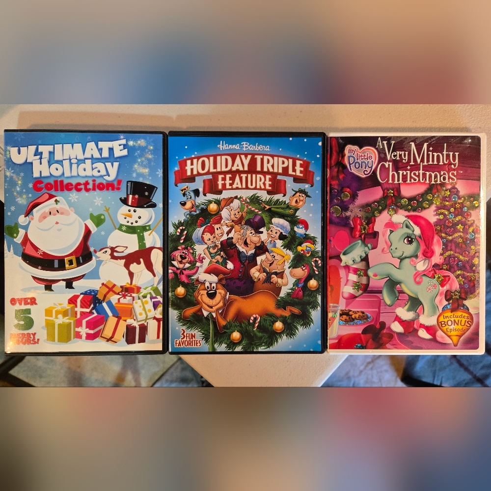 Lot of 3 Animated Christmas DVDs